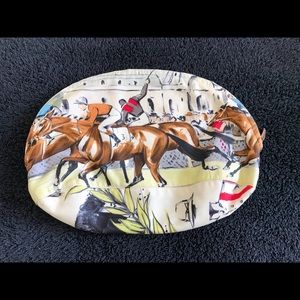 Vintage Hermès Chantilly “Bum Bag” Silk Pouch